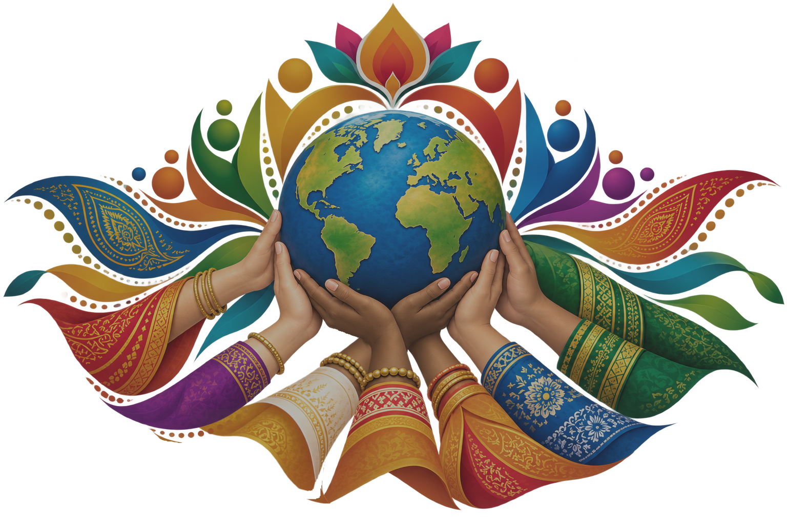 Indiafest community and cultural harmony illustration